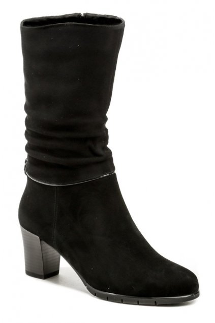 Ladies XR718-DA256 černé dámské polokozačky