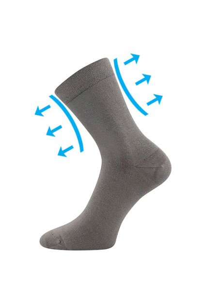 ponožky Drmedik - šedá (Velikost 35-38 (23-25), 3 pár)