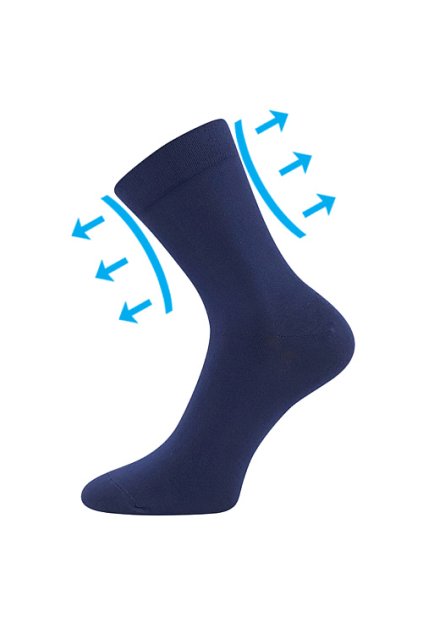 ponožky Drmedik - tmavě modrá (Velikost 35-38 (23-25), 3 pár)