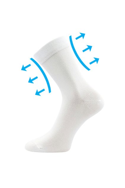 ponožky Drmedik - bílá (Velikost 35-38 (23-25), 3 pár)