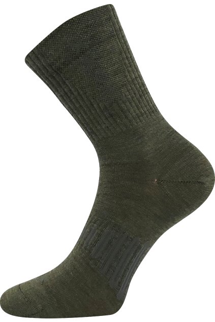 ponožky Powrix - khaki (Velikost 39-42 (26-28), 1 pár)