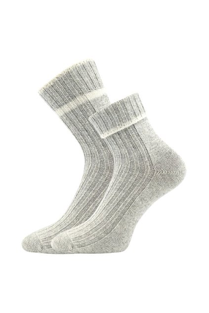 ponožky Civetta - světle šedá melé (Velikost 35-38 (23-25), 1 pár)
