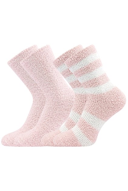 ponožky Světlana 2 pár - světle růžová (Velikost 35-41 (23-27), 1 pack)