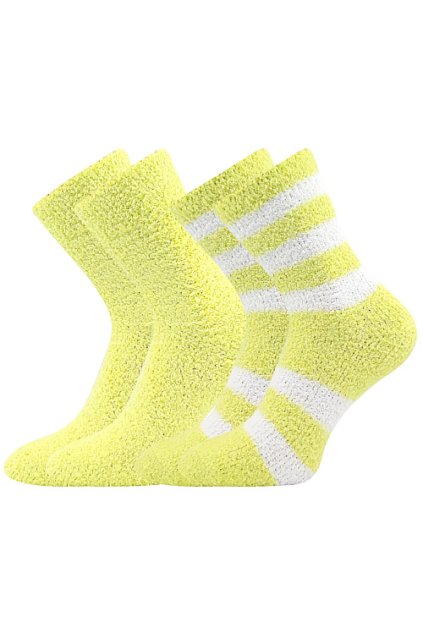 ponožky Světlana 2 pár - fosforová (Velikost 35-41 (23-27), 1 pack)