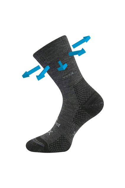 ponožky Menkar - tmavě šedá