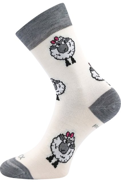 ponožky Vlněnka - ovečky (Velikost 35-38 (23-25), 1 pár)