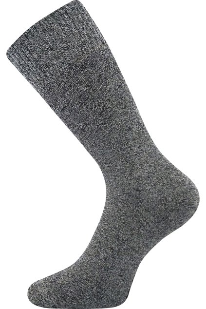 ponožky Wolis - černá melé (Velikost 35-38 (23-25), 1 pár)