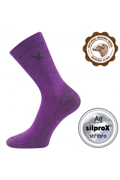 ponožky Twarix - fialová