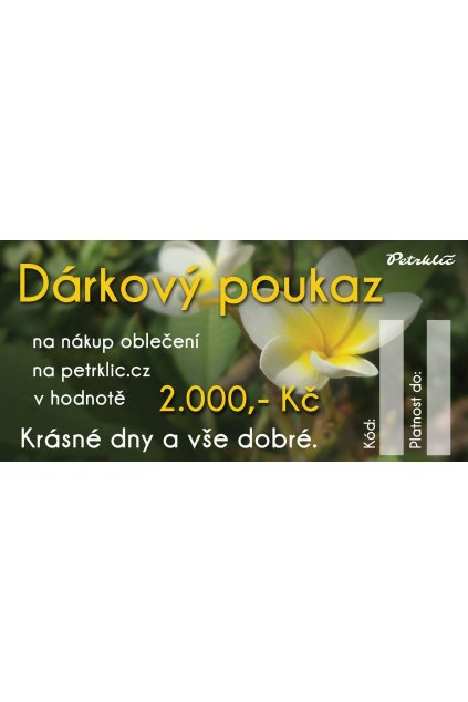 dark poukaz 2000Kc 1ks web