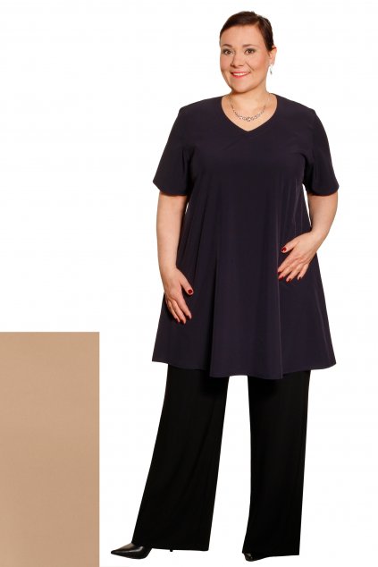 jednobarevna tunika pro plnostihle berta