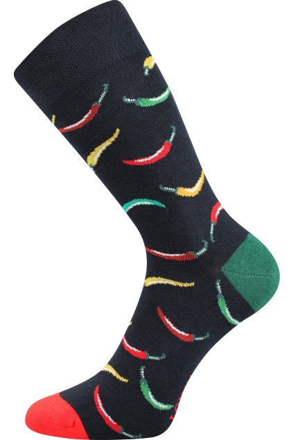 ponožky Depate - papričky (Velikost 39-42 (26-28), 3 pár)