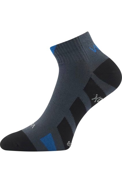 ponožky Gastm - tmavě šedá (Velikost 35-38 (23-25), 3 pár)