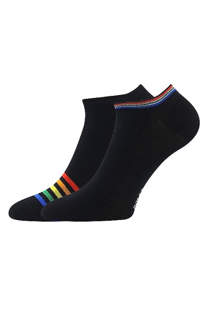 ponožky Piki 74 - černá (Velikost 35-38 (23-25), 2 pár)