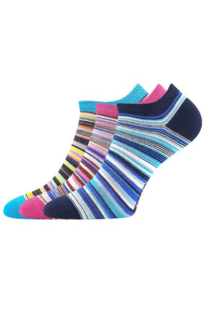 ponožky Piki 75 - mix A (Velikost 35-38 (23-25), 3 pár)