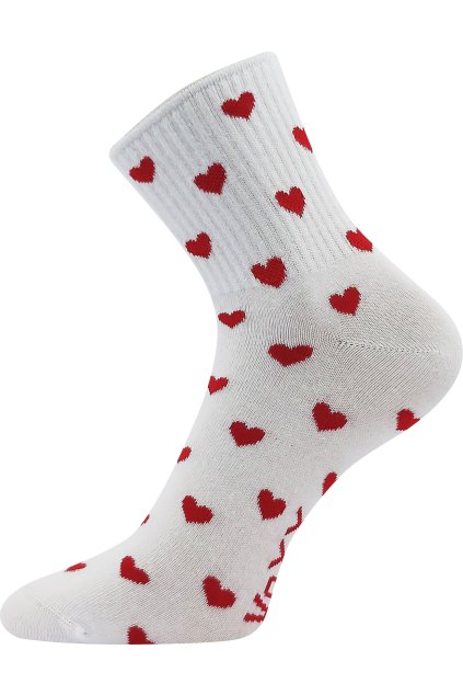 ponožky Agapi - srdce (Velikost 35-38 (23-25), 3 pár)