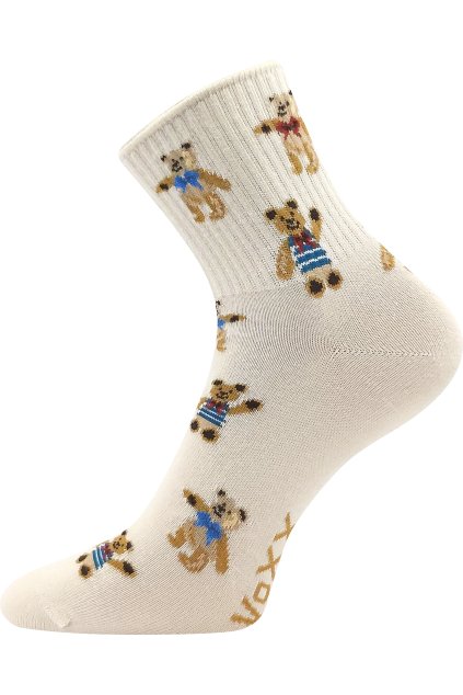 ponožky Agapi - medvědi (Velikost 35-38 (23-25), 3 pár)