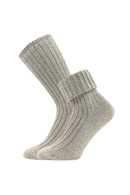 ponožky Jizera - béžová (Velikost 35-38 (23-25), 3 pár)