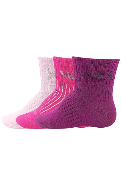 ponožky Bambík - mix holka (Velikost 14-17 (9-11), 3 pár)