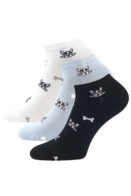 ponožky Bibiana - mix B (Velikost 35-38 (23-25), 3 pár)