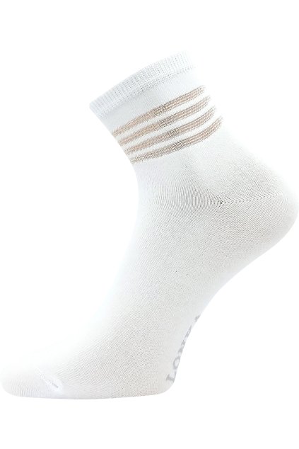 ponožky Fasketa - bílá (Velikost 35-38 (23-25), 3 pár)