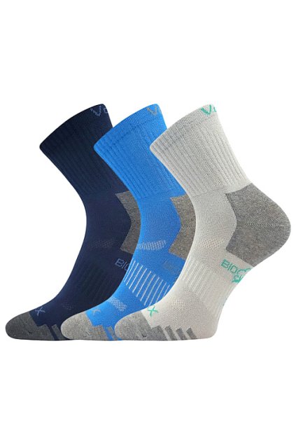 ponožky Boazik - mix kluk (Velikost 16-19 (11-13), 3 pár)