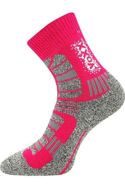 ponožky Traction dětská - magenta (Velikost 20-24 (14-16), 1 pár)