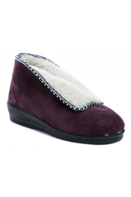 Rogallo 2669-000 fialové dámské zimní papuče