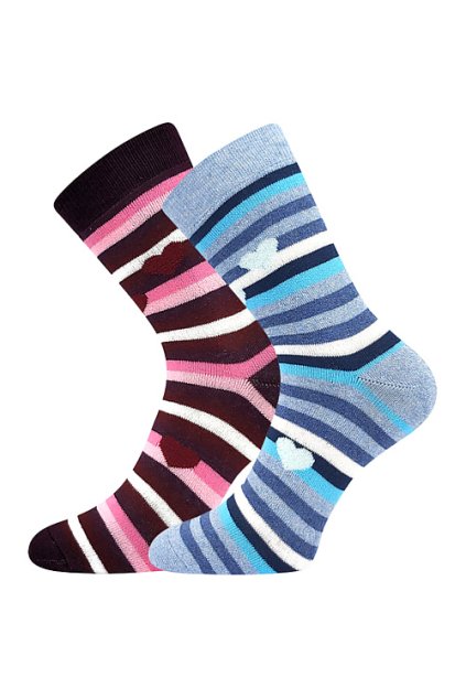 ponožky Pruhana 2 - pruhy (Velikost 35-38 (23-25), 2 pár)