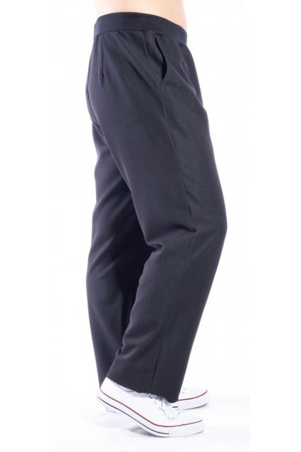 Pánské  softshellové kalhoty bez zateplení 109 - 111 cm černá