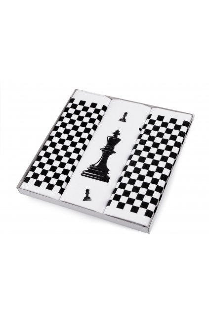Pánský kapesník šachy / dárková kazeta  L9770926