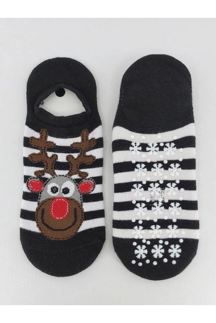 ponožky Cupid ABS - černá (Velikost 35-38 (23-25), 3 pár)