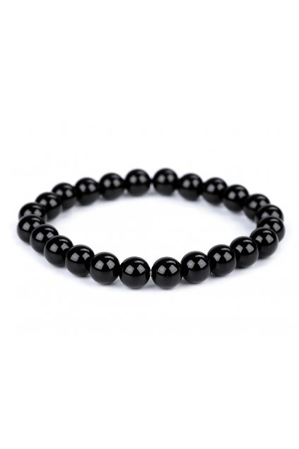 Náramek z minerálů, onyx L330843