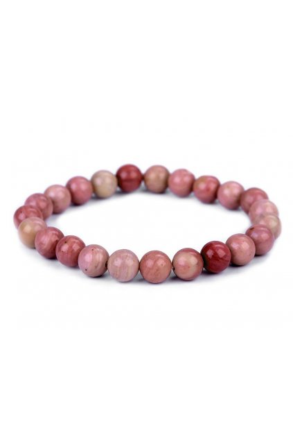 Náramek z minerálů, rodonit L330845