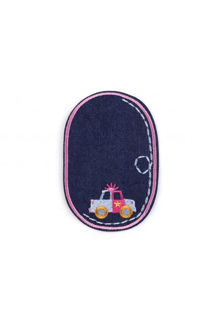 Nažehlovačka / záplata riflová auto L390560