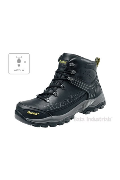 Bickz 204 W Kotníkové unisex Svrchní materiál - hladká voděodolná kůže, podšívka - Bickz Cool System® (Barva černá, Velikost - cisla,pismena 38)