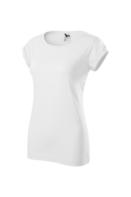 Fusion Tričko dámské  Single Jersey, 65 % polyester, 35 % bavlna (Barva bílá, Velikost - cisla,pismena XS)