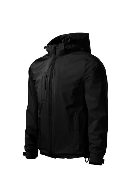 Pacific 3 in 1 Bunda pánská Svrchní bunda:  plátnová vazba, 100 % polyester, TPU membrána, 130 g/m² Vnitřní fleece: 100 % polyester, antipilingová úprava z obou stran, 220 g/m² voděodolnost 8 000 mm, prodyšnost 5 000 g/m²/24 hod (Barva černá, Velikost - cisla,pismena S)