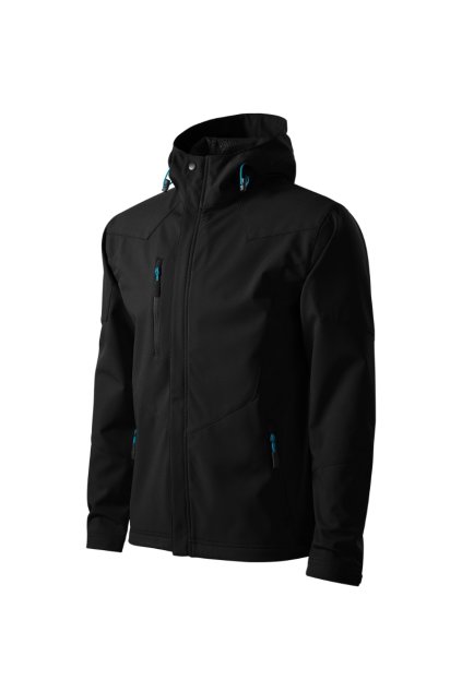 Nano Softshellová bunda pánská Softshell: 96 % polyester, 4 % elastan (složení se může lišit - 100 % polyester), NANOtex® povrchová úprava TPU membrána perforovaný micro fleece: 100 % polyester voděodolnost 5 000 mm, prodyšnost 600 g/m²/24 hod (Barva černá, Velikost - cisla,pismena S)