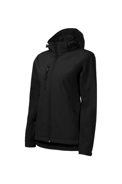 Performance Softshellová bunda dámská Softshell: 94 % polyester, 6 % elastan TPU membrána Micro fleece: 100 % polyester, antipilingová úprava voděodolnost 14 000 mm, prodyšnost 2 000 g/m²/24 hod (Barva černá, Velikost - cisla,pismena S)
