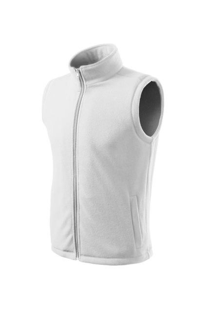 Next Fleece vesta unisex Fleece, 100 % polyester, antipillingová úprava (Barva bílá, Velikost - cisla,pismena XS)