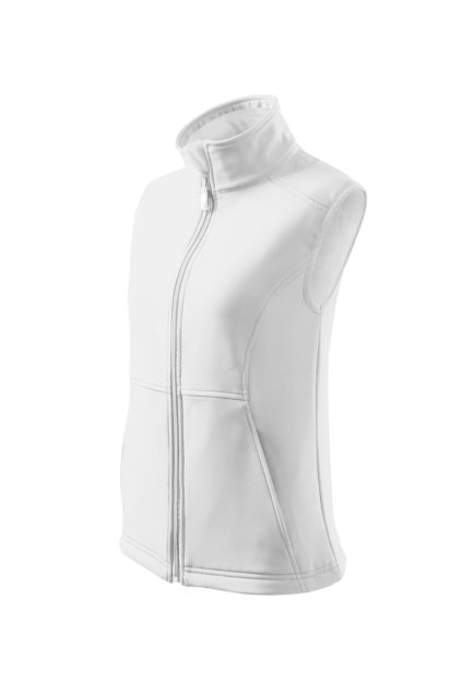 Vision Softshellová vesta dámská Softshell: 94 % polyester, 6 % elastan Fleece: 100 % polyester, antipilingová úprava (Barva bílá, Velikost - cisla,pismena XS)