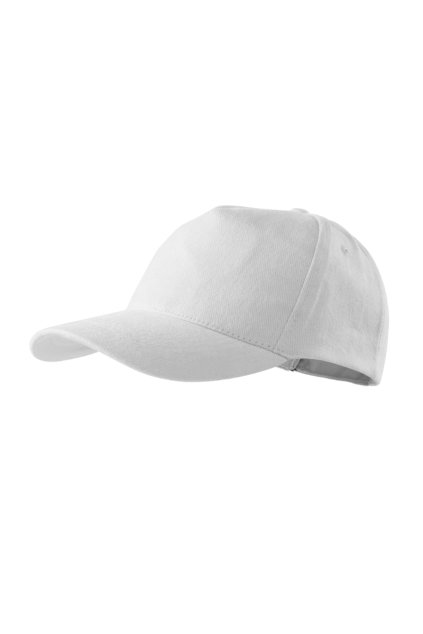 5P Čepice unisex Kepr broušený, 100 % bavlna (Barva bílá, Velikost - cisla,pismena nastavitelná)
