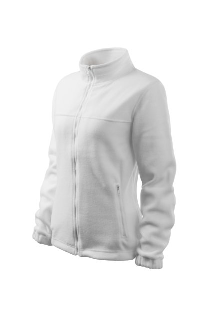 Jacket Fleece dámský Fleece, 100 % polyester, antipilingová úprava (Barva bílá, Velikost - cisla,pismena XS)