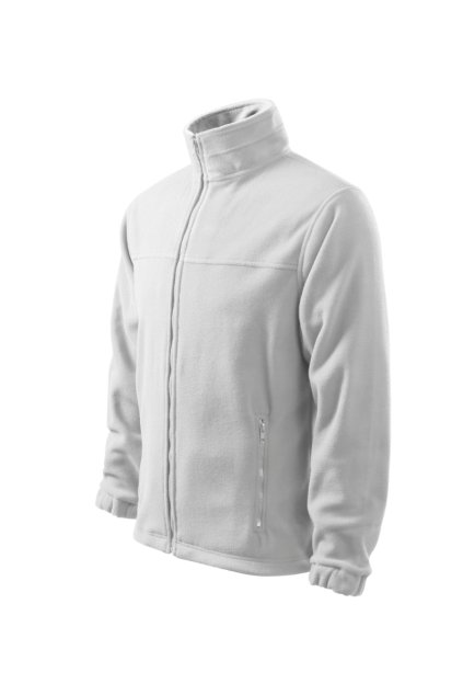 Jacket Fleece pánský Fleece, 100 % polyester, antipilingová úprava (Barva bílá, Velikost - cisla,pismena S)