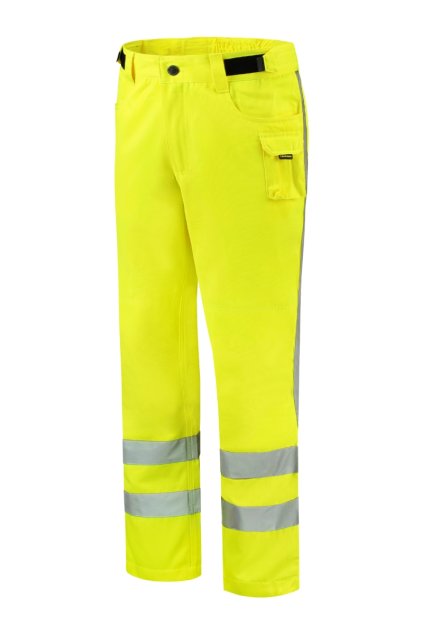 RWS Work Pants Pracovní kalhoty unisex Kepr, 80 % polyester, 20 % bavlna (Barva fluorescenční žlutá, Velikost - cisla,pismena 44)