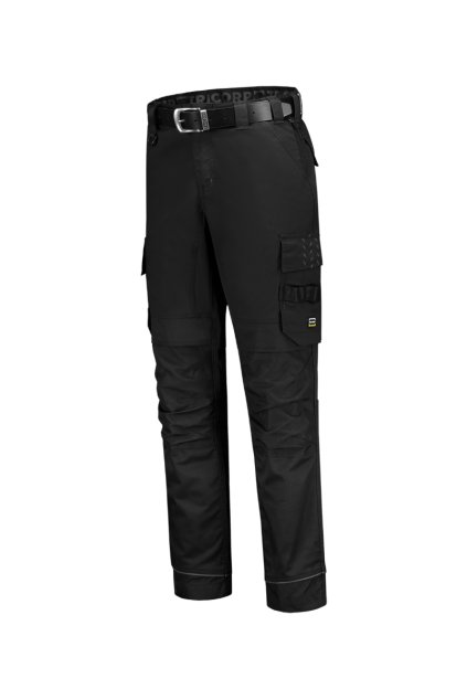 Work Pants Twill Cordura Stretch Pracovní kalhoty unisex Kepr, 65 % polyester, 35 % bavlna; CORDURA® 91 % polyamid, 9 % elastan (Barva černá, Velikost - cisla,pismena 44)