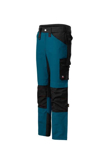 Vertex Pracovní kalhoty pánské Oxford, 66 % polyamid, 34 % bavlna, nešpinivá úprava, 100 % polyamid (Barva petrolejová, Velikost - cisla,pismena 58 long)