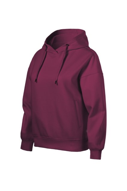 Moon Mikina dámská Výplňková pletenina, vnitřní strana počesaná, 80 % bavlna, 20 % polyester (barva 12 - složení se může lišit - 75 % bavlna, 25 % viskóza)