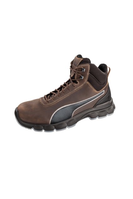 CONDOR BROWN MID Kotníkové pánská Svrchní materiál - broušená voděodolná kůže (nubuk), podšívka - BreathActive (Barva tmavě hnědá, Velikost - cisla,pismena 44)