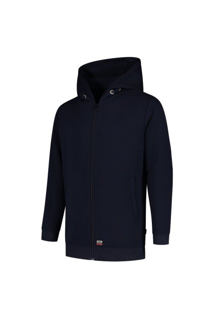 Hooded Sweat Jacket Washable 60°C Mikina unisex American fleece, 70 % bavlna / 30 % polyester (Barva ink, Velikost - cisla,pismena M)